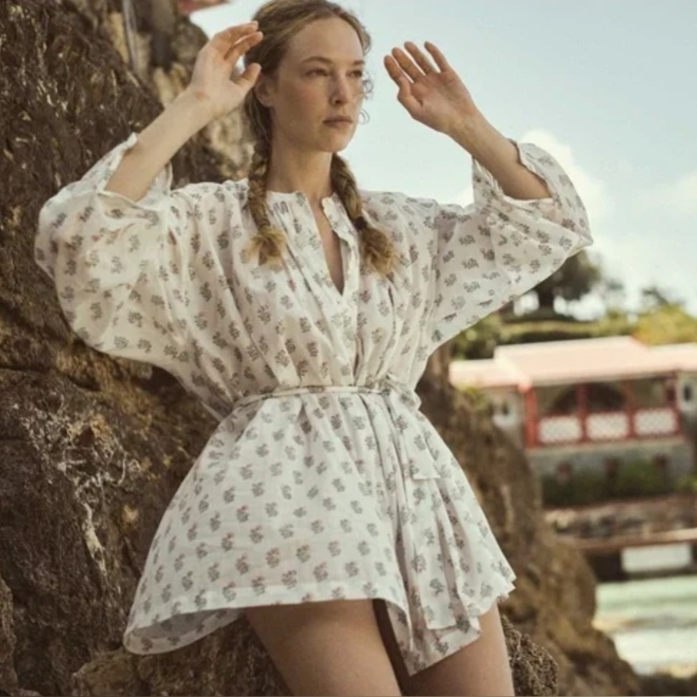 Doen Jo Dress Floral Print Size M